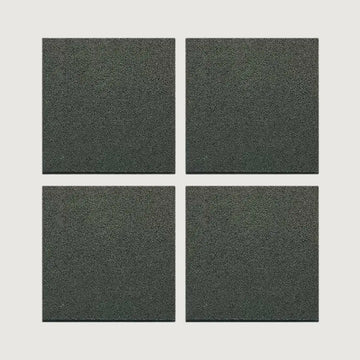Green Recycled Rubber Gym Flooring Tiles - 50 x 50 cm - Set of 4 - Gym Flooring - Pro Sports | Shop online in Kuwait