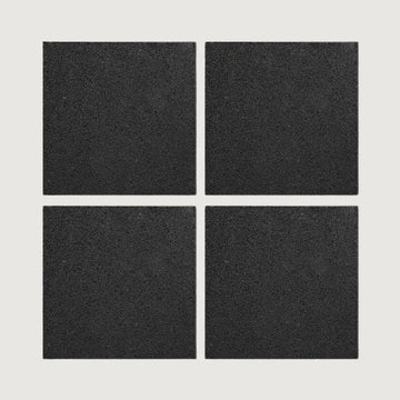 Black Recycled Rubber Gym Flooring Tiles - 1 m x 1 m in use - Gym Flooring | Buy Online in Kuwait | Pro Sports Kuwait