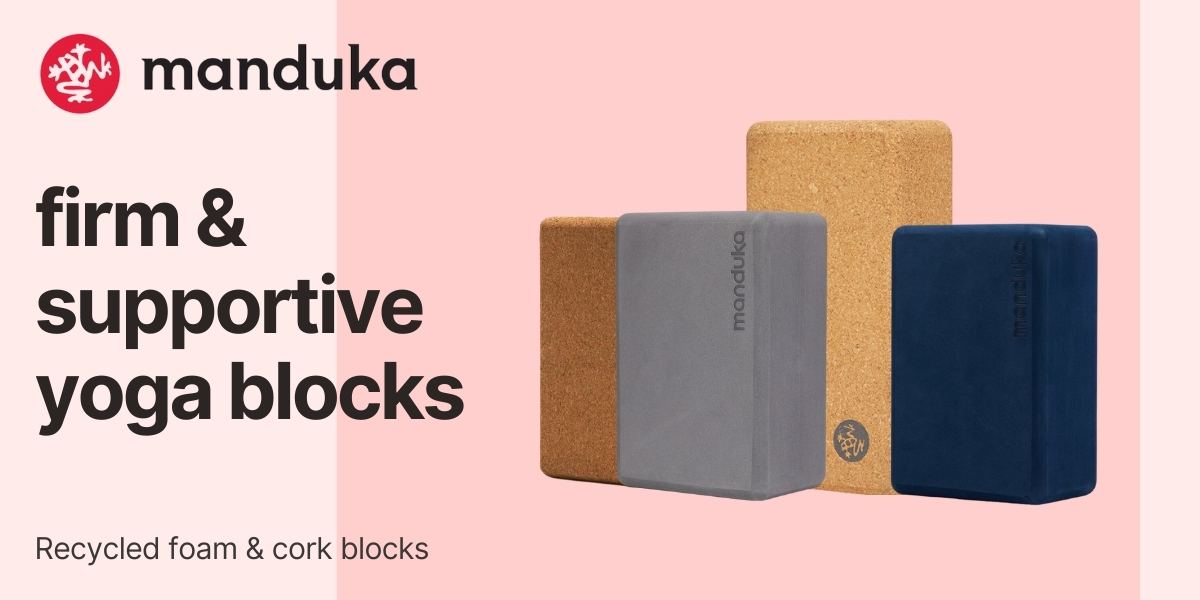 Manduka Yoga Blocks Recycled Foam and Cork Blocks - Pro Sports Kuwait