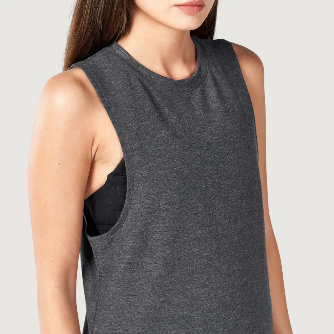 Squatwolf Code Marl Tank – Black Marl