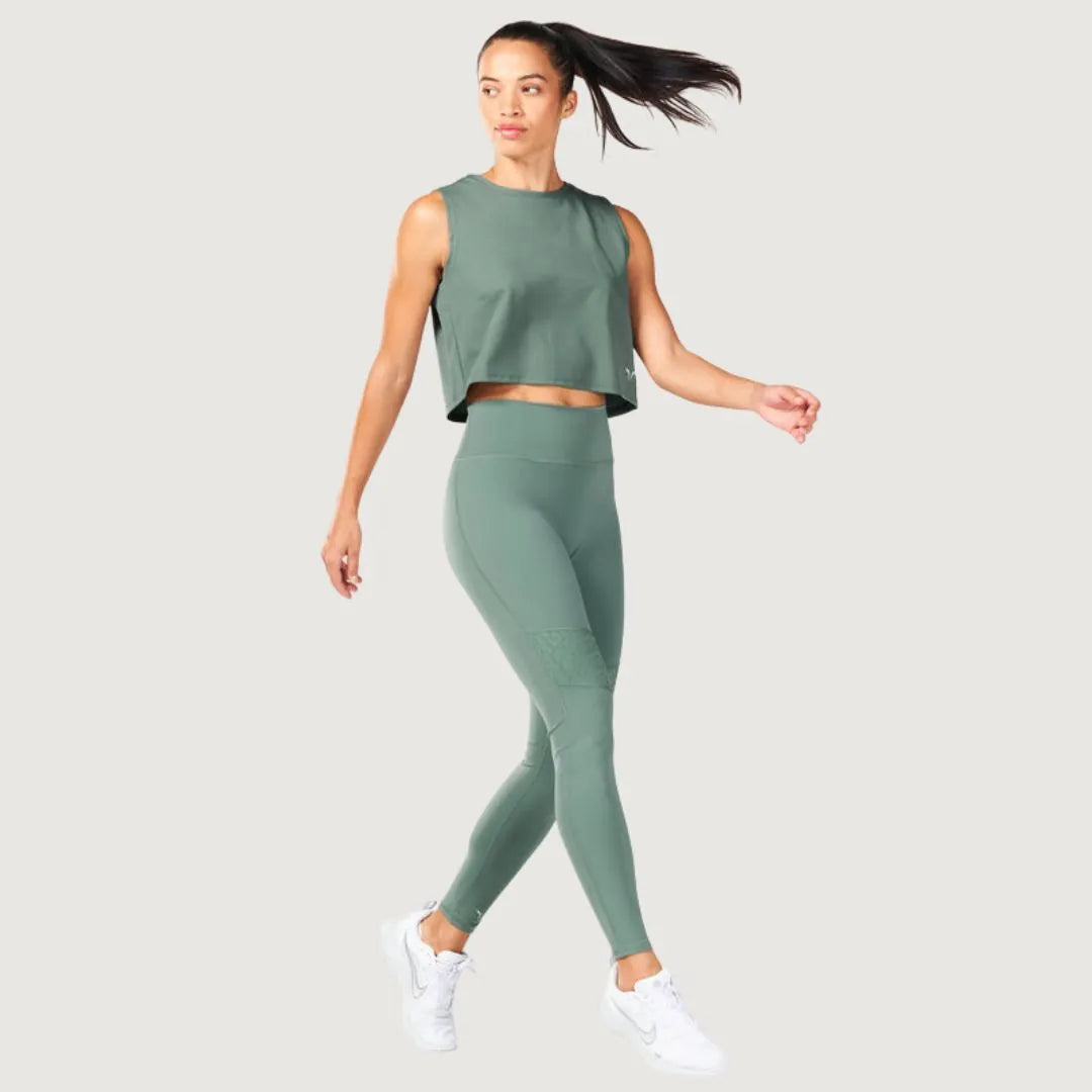 Squatwolf Core Crop Tank – Dark Forest