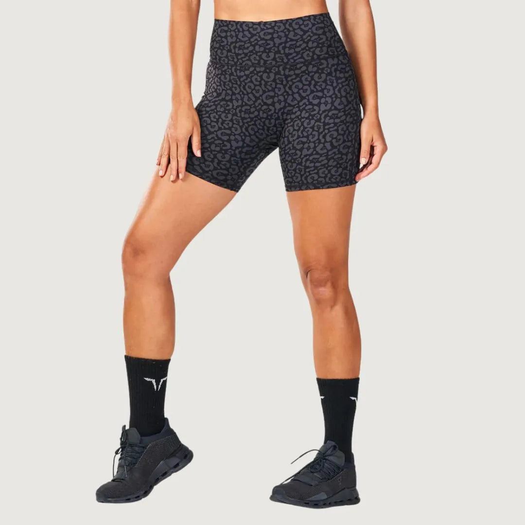 Squatwolf Untamed 5" Biker Shorts – Black Print