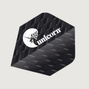 Unicorn Q.75 Big Wing XL Dart Flight - Black - Dart Flights - Pro Sports | Shop online in Kuwait