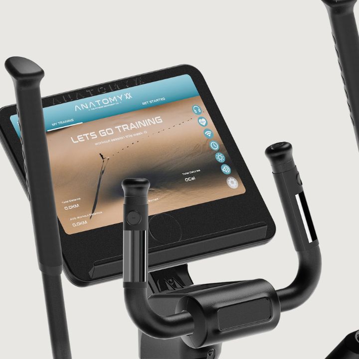 Anatomy Veltrix Elliptical Touch Screen Monitor close-up - Elliptical Cross Trainer | Buy Online in Kuwait | Pro Sports Kuwait