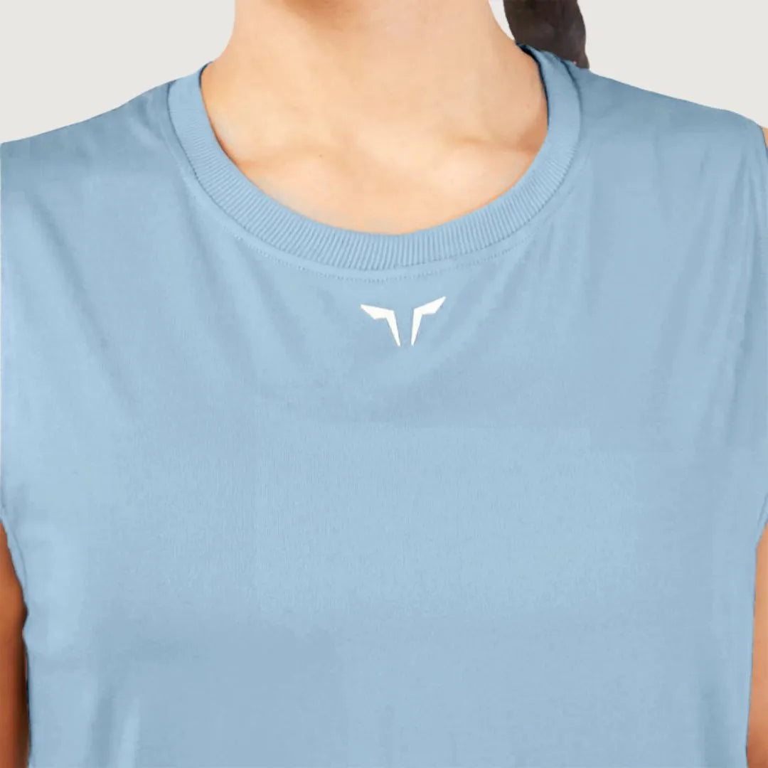 Squatwolf Essential Crew Tank - Coronet Blue