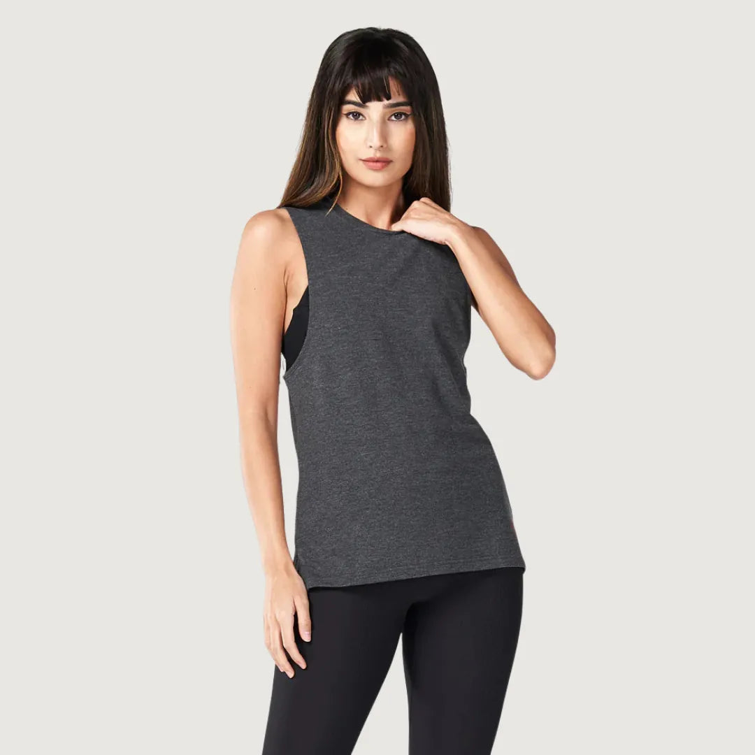 Squatwolf Code Marl Tank – Black Marl