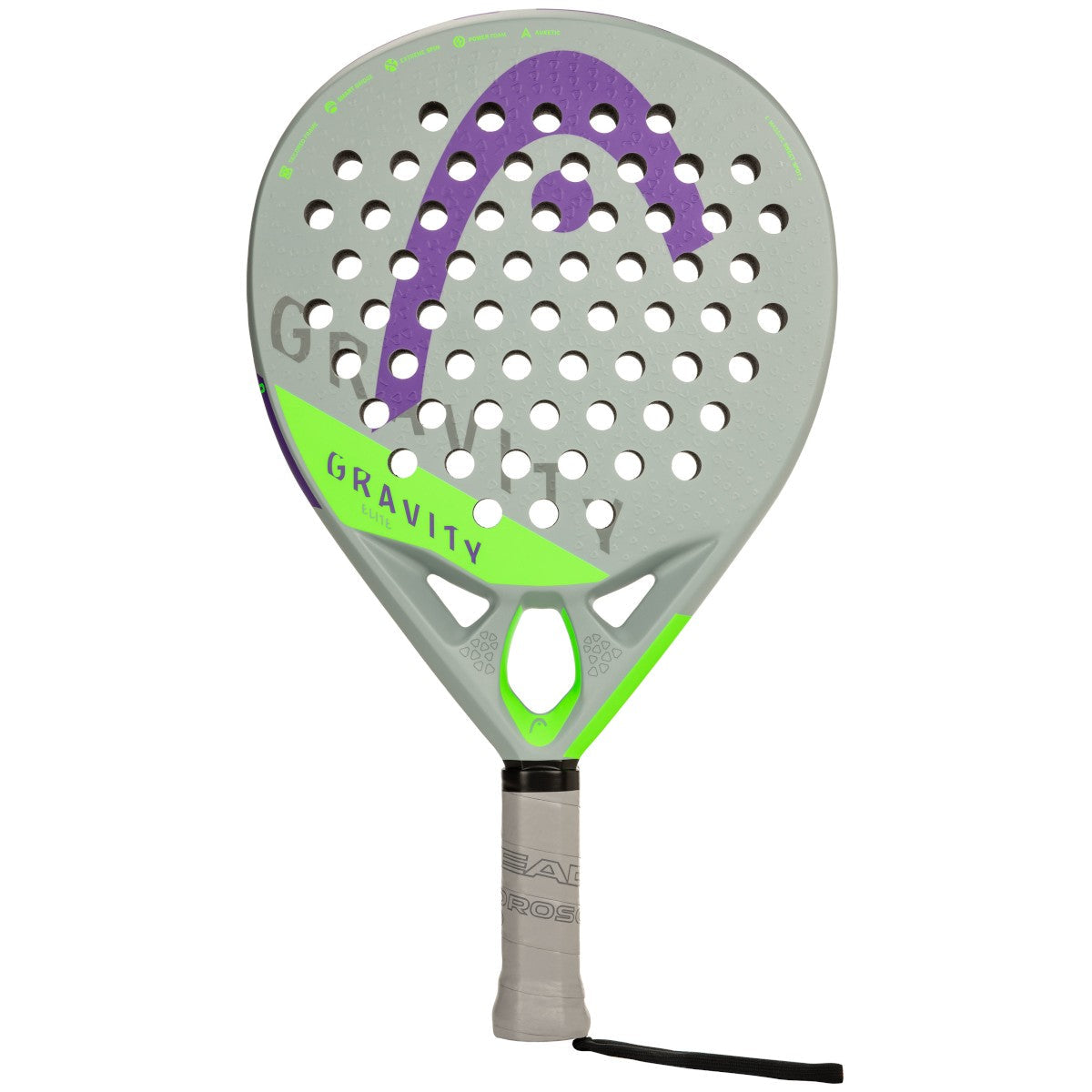 Head Gravity Elite 2022 Padel Racquet side view - Padel Racquet | Buy Online in the GCC | The Racquet Shop