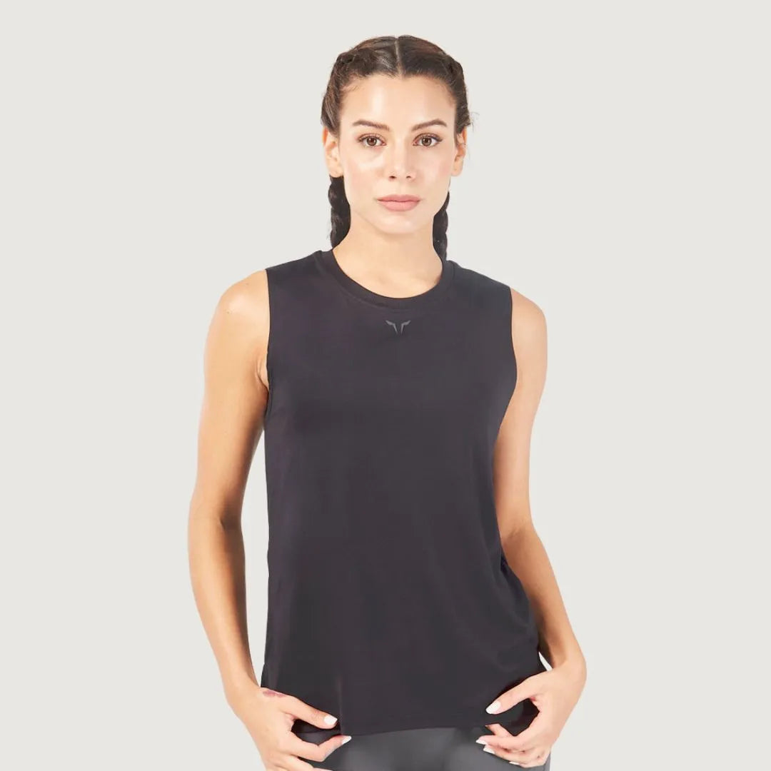 Squatwolf Essential Crew Tank - Black