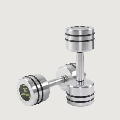 OK Pro  Chrome Dumbbells - 9 kg Pair