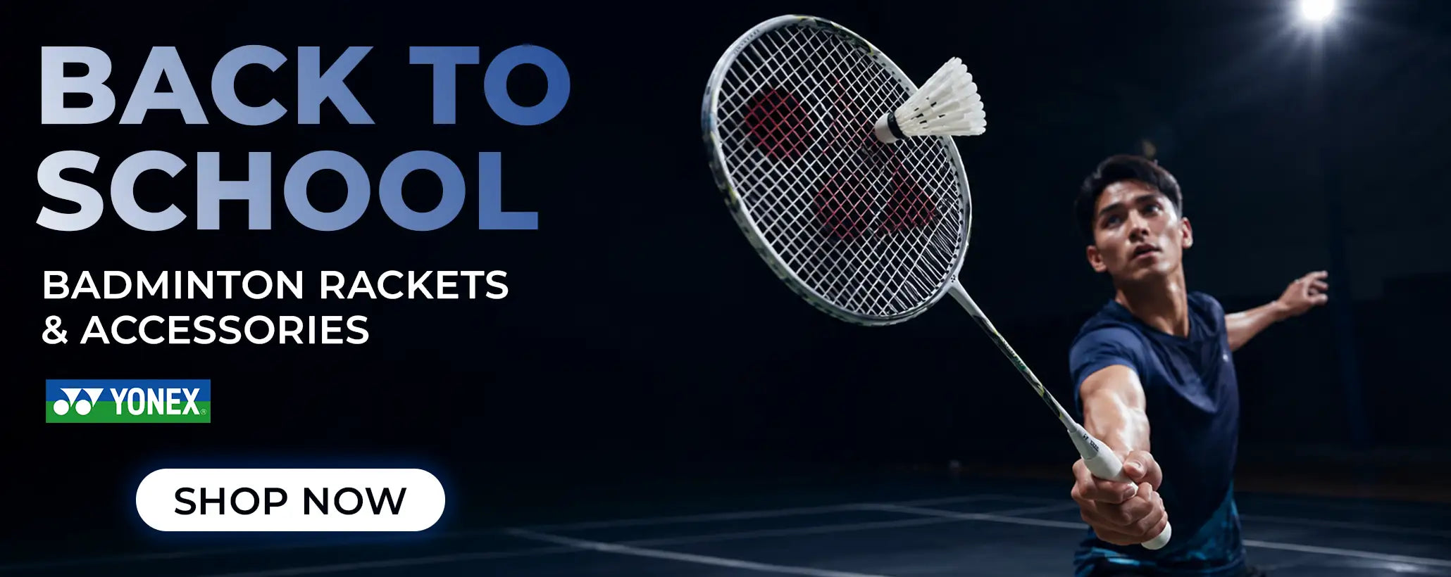 Back To School Banner for Badminton Rackets and gear available at Pro Sports Kuwait - Shop Badminton rackets and accessories online in Kuwait.