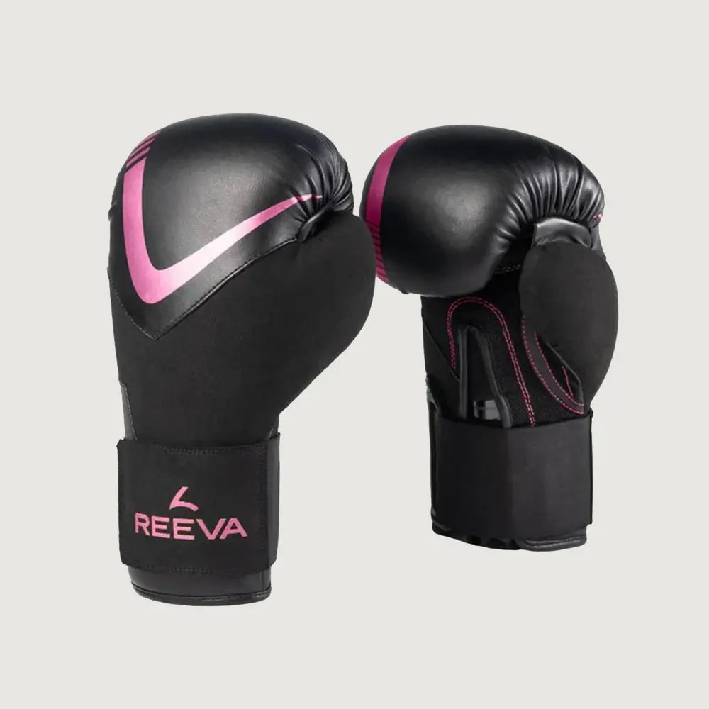Reeva Boxing Gloves Leather - Pink