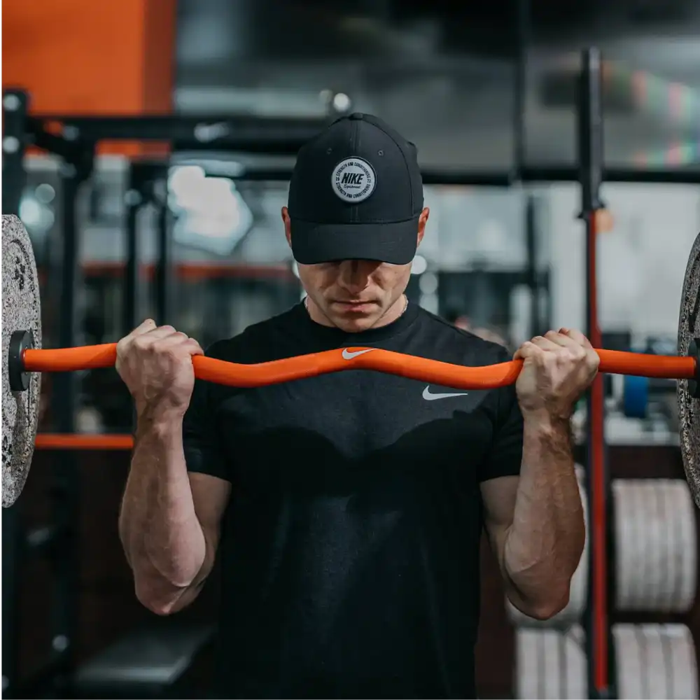 Nike Sheild Curl Bar - 10 kg