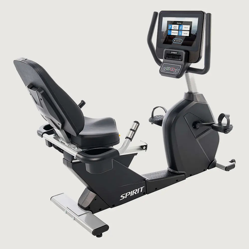 Spirit Fitness CR800-ENT Recumbent Bike - Smart Console