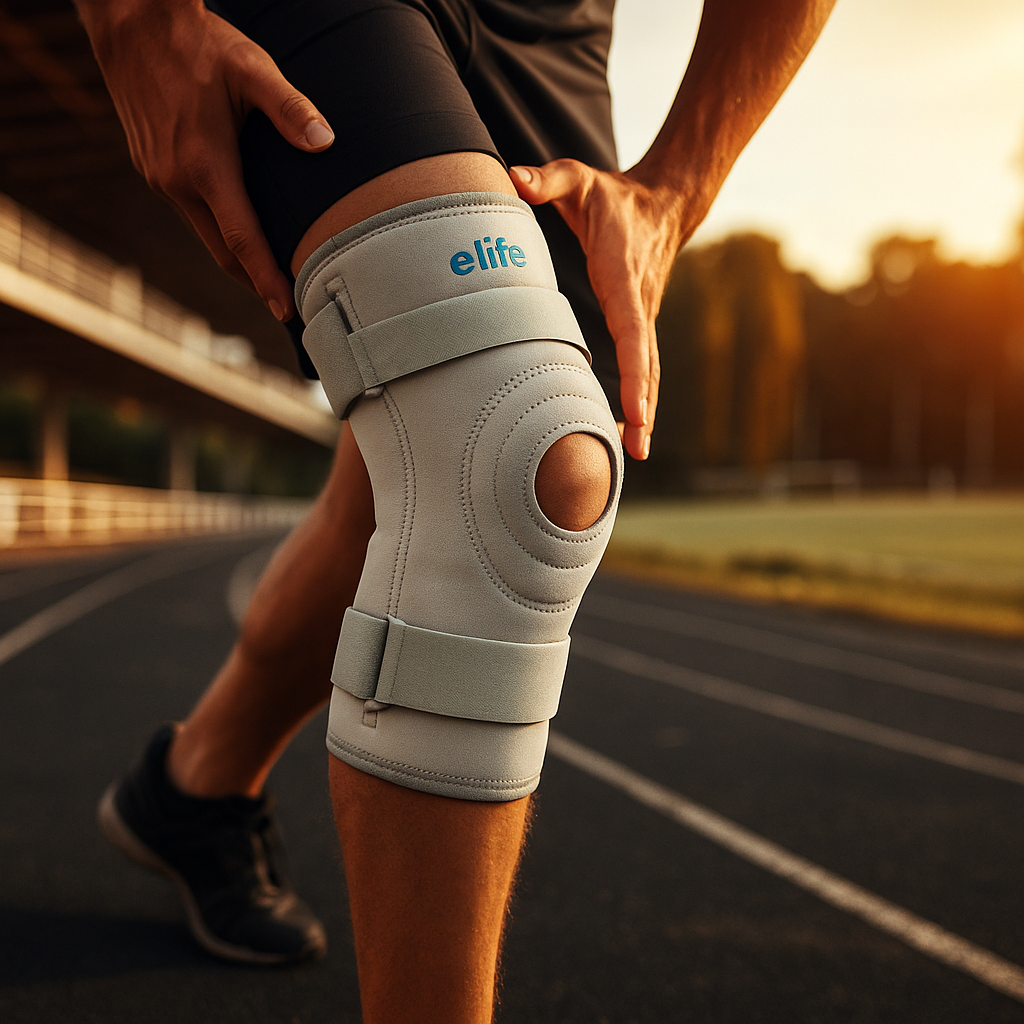 E-Life Stabilized Knee Support - Knee Support - Pro Sports | Shop online in Kuwait