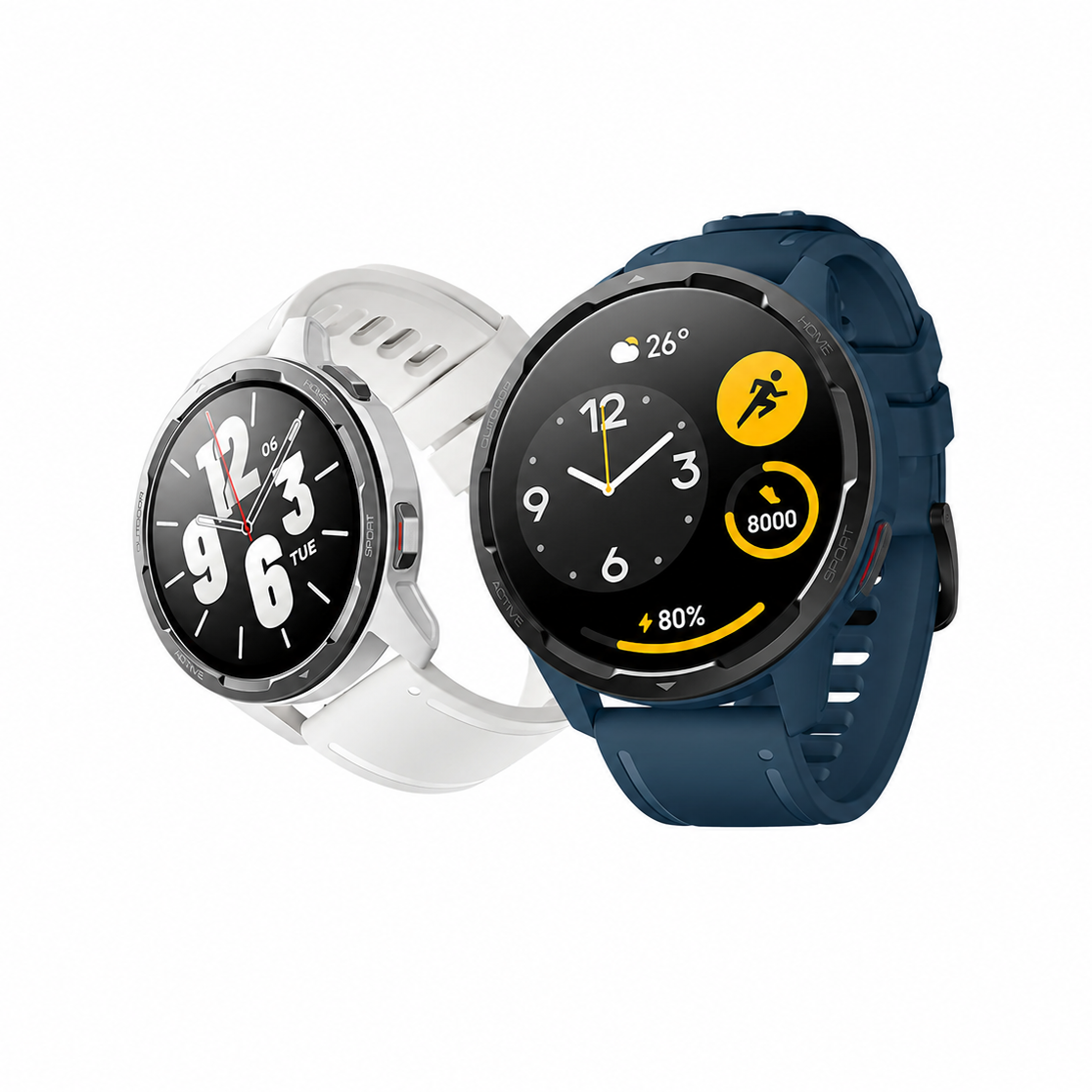 Xiaomi S1 Active Watch - Ocean Blue side view - Smart Watch | Buy Online in Kuwait | Pro Sports Kuwait