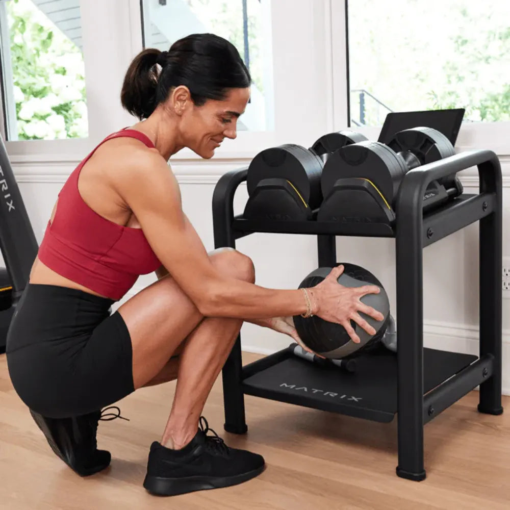 Matrix Adjustable Dumbbell Storage Rack