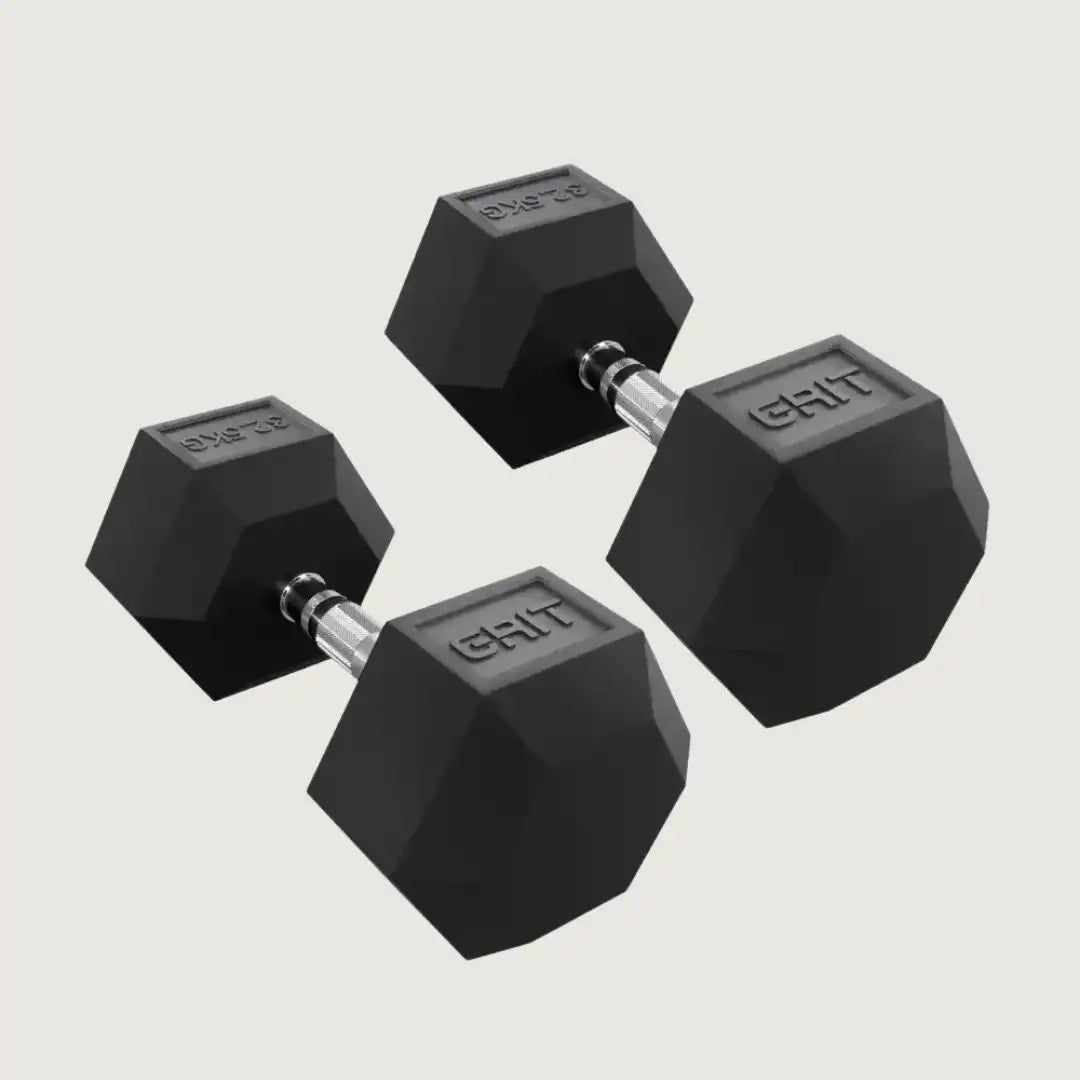 GRIT Hex Dumbbells - 32.5 kg Pair - Dumbbells Hex - Pro Sports | Shop online in Kuwait