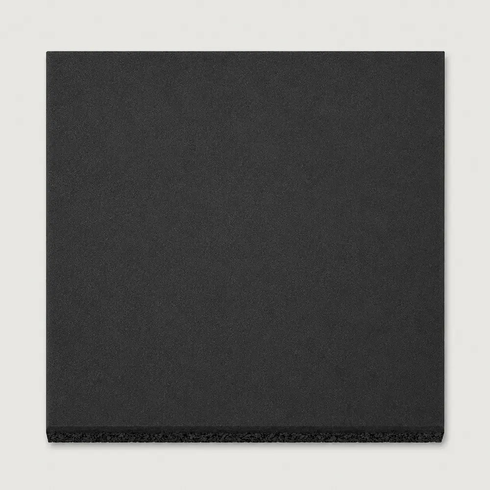 EPDM Black Rubber Gym Flooring Tiles - 1 m x 1 m x 20 mm