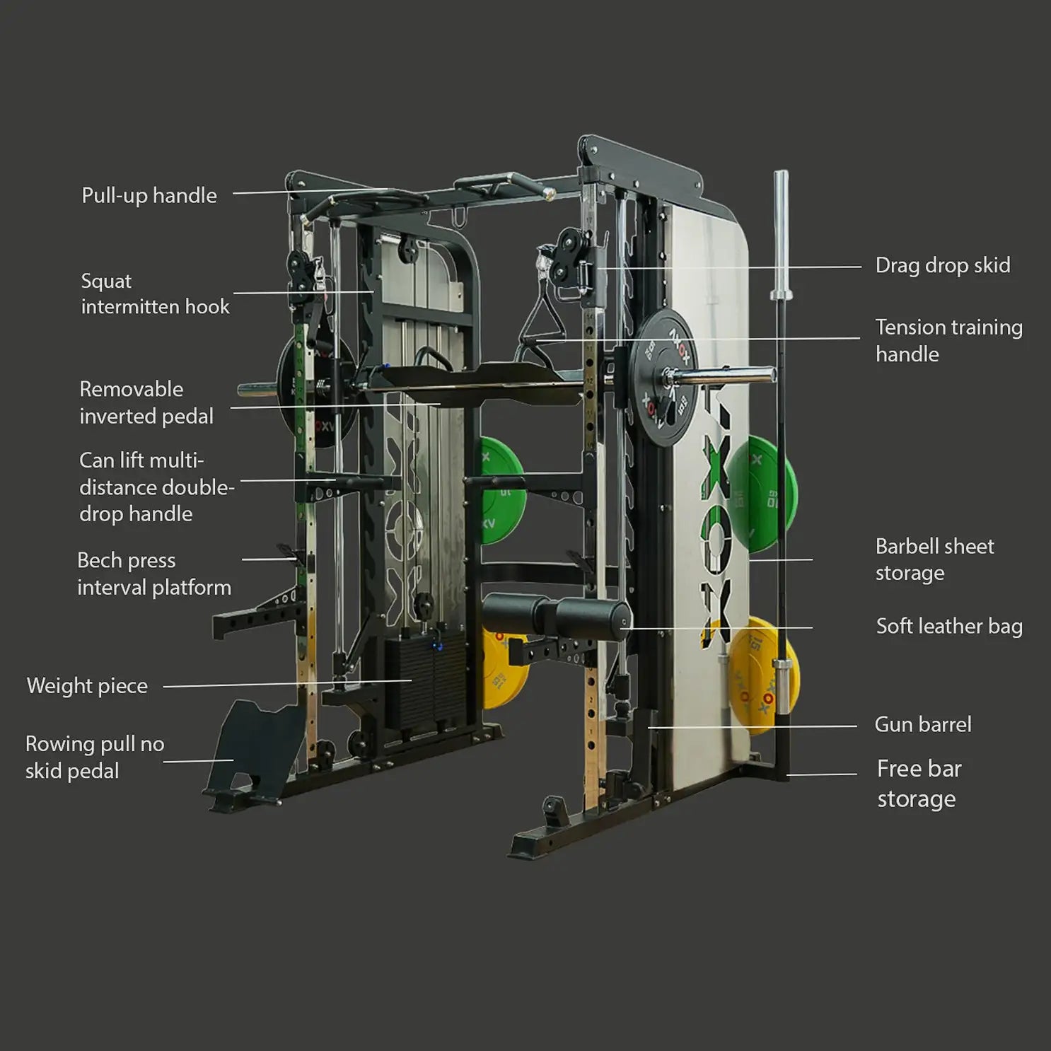 Axox Fitness Elite Pro Multi-Gym with Bench