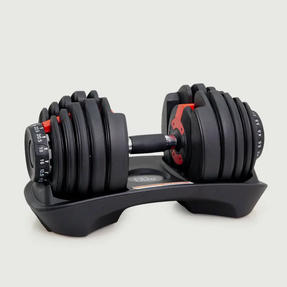 GRIT Fitness Adjustable Weight Sinlge Dumbbell - 2.5 to 24 kg
