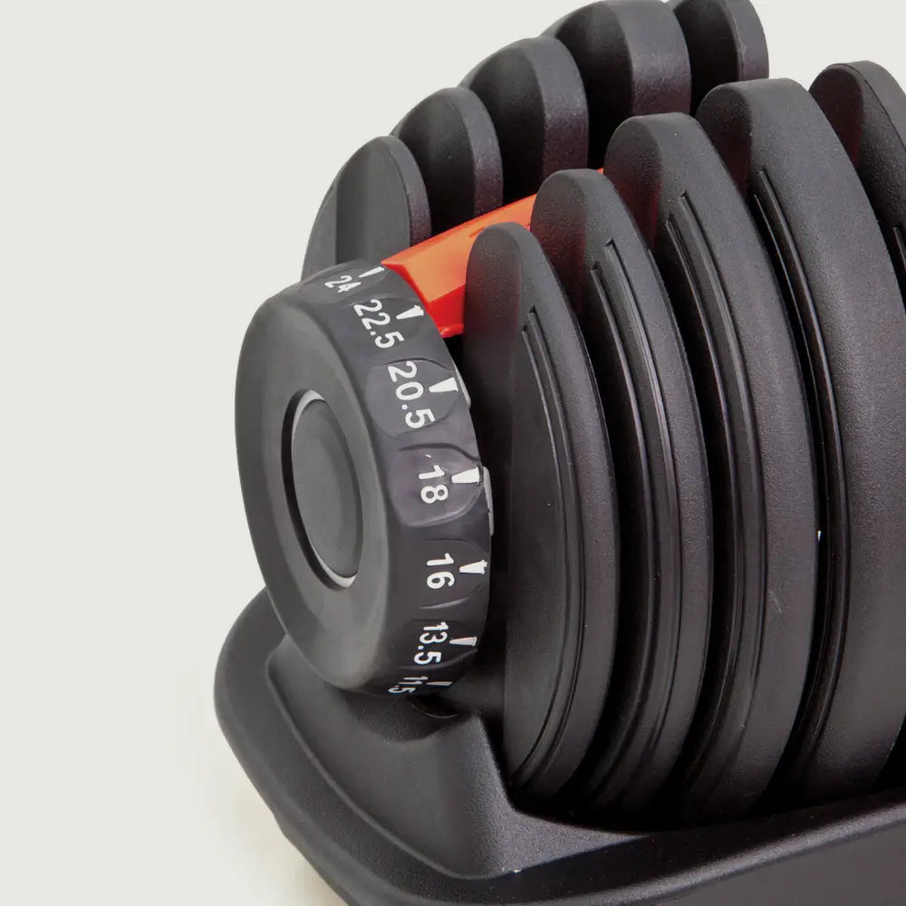 GRIT Fitness Adjustable Weight Sinlge Dumbbell - 2.5 to 24 kg