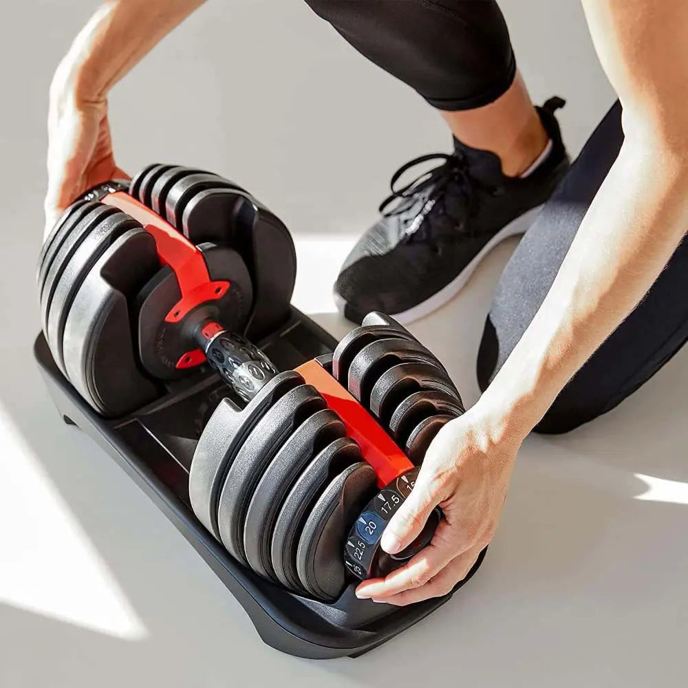 GRIT Fitness Adjustable Weight Sinlge Dumbbell - 2.5 to 24 kg