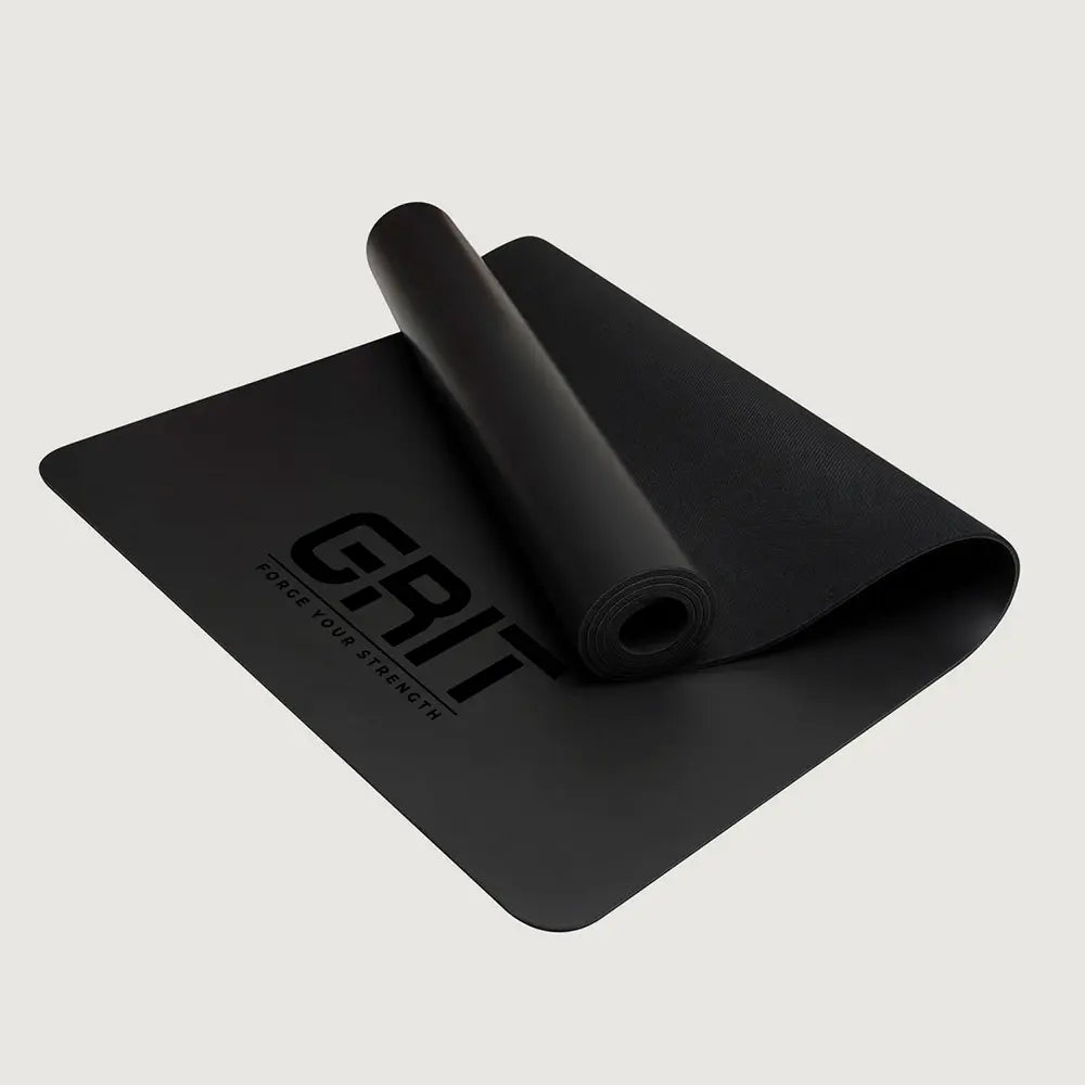 GRIT Premium PU Rubber Yoga Mat - 4 mm