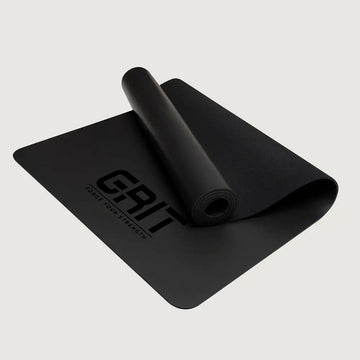 GRIT Premium PU Rubber Yoga Exercise Mat - 4 mm