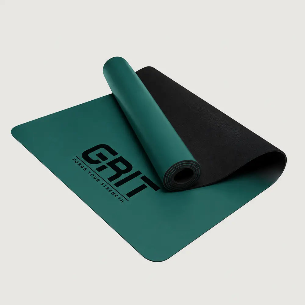 GRIT Premium PU Rubber Yoga Mat - 4 mm