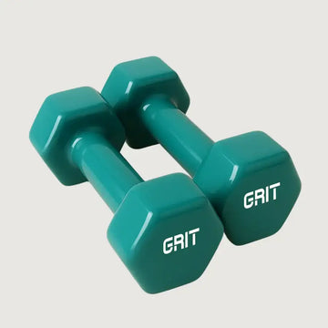 GRIT Vinyl Dumbbells Pair (1 kg - 10 kg) - Dumbbells Vinyl | Buy Online in Kuwait | Pro Sports Kuwait