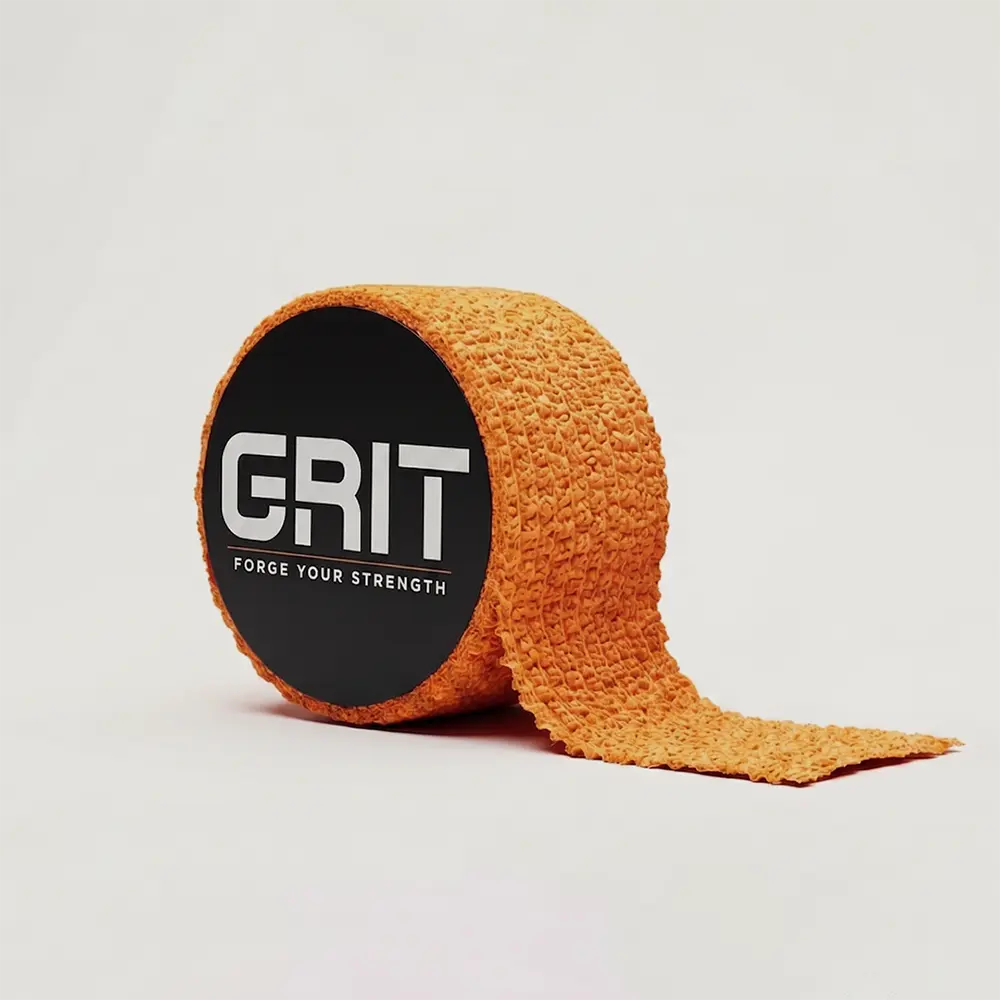 Grit Weightlifting Self-adhesive Athletic Tape - 3.8 cm in use - Athletic Tape | Buy Online in Kuwait | Pro Sports Kuwait