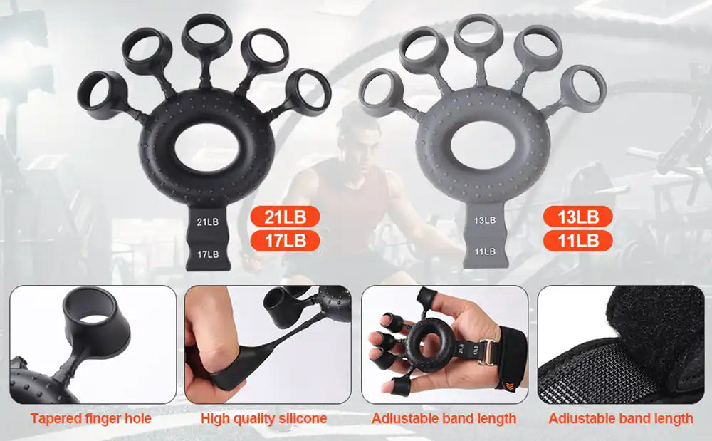 Hand Grip Finger, Forearm, Wrist Strengthener