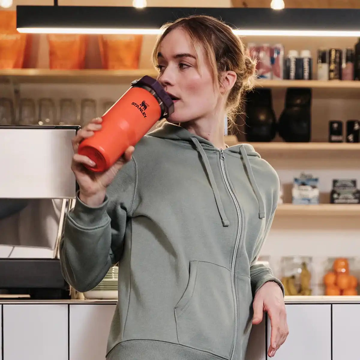 Stanley IceFlow™ Flip Straw Tumbler - Tigerlily