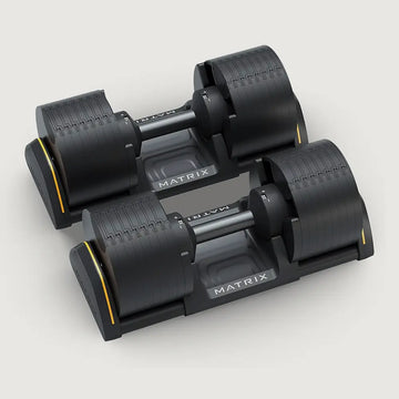 Matrix Adjustable Dumbbells Pair - 32 kg - Dumbbells Adjustable | Buy Online in Kuwait | Pro Sports Kuwait
