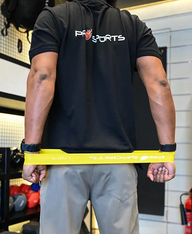 Pro Sports Mini Resistance Bands with Bag - Set of 5