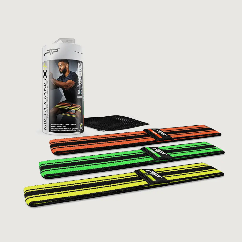 PTP MicroBand X Combo+ 3 Pack - Resistance Bands - Pro Sports | Shop online in Kuwait