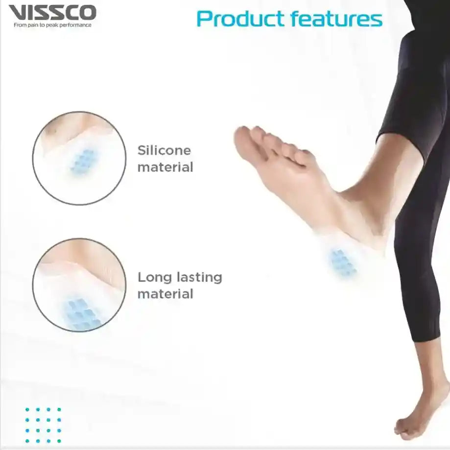 VISSCO Heel Cushion with Blue Spot