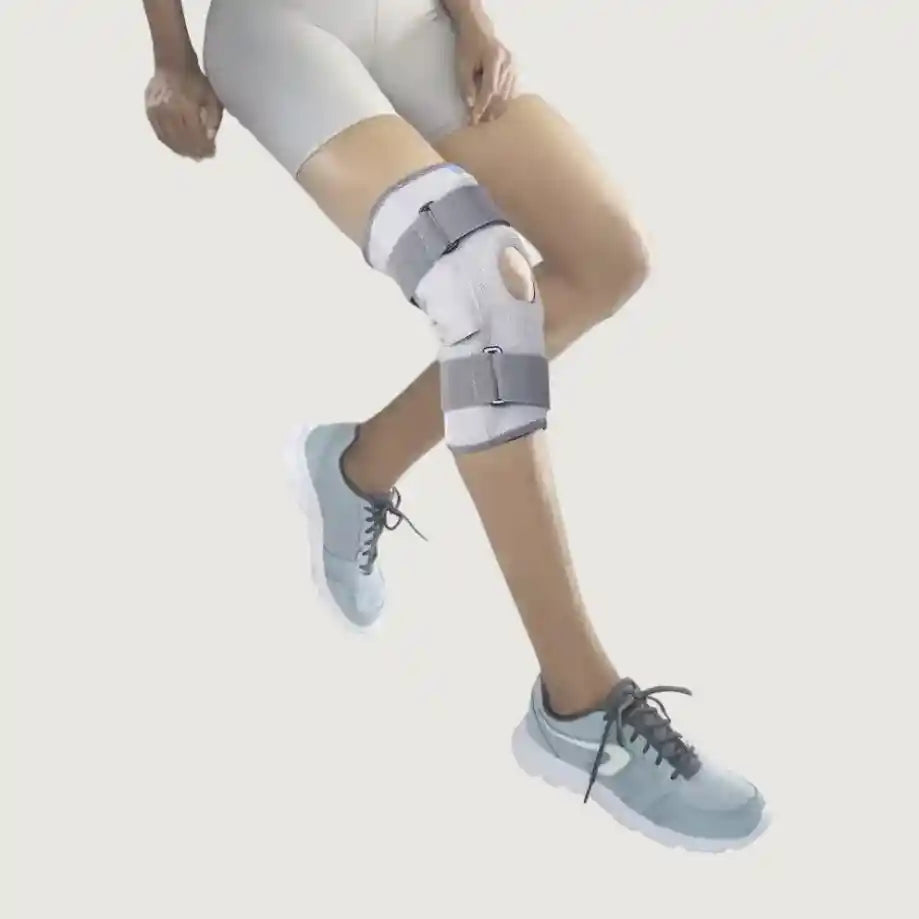 VISSCO Stretchable Hinged Elastic with Open Patella