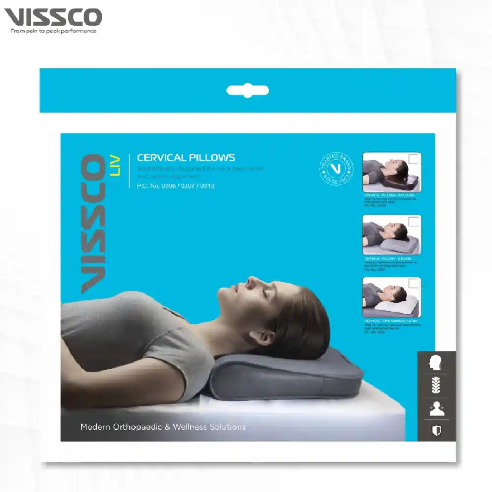 VISSCO Deluxe Cervical Pillow