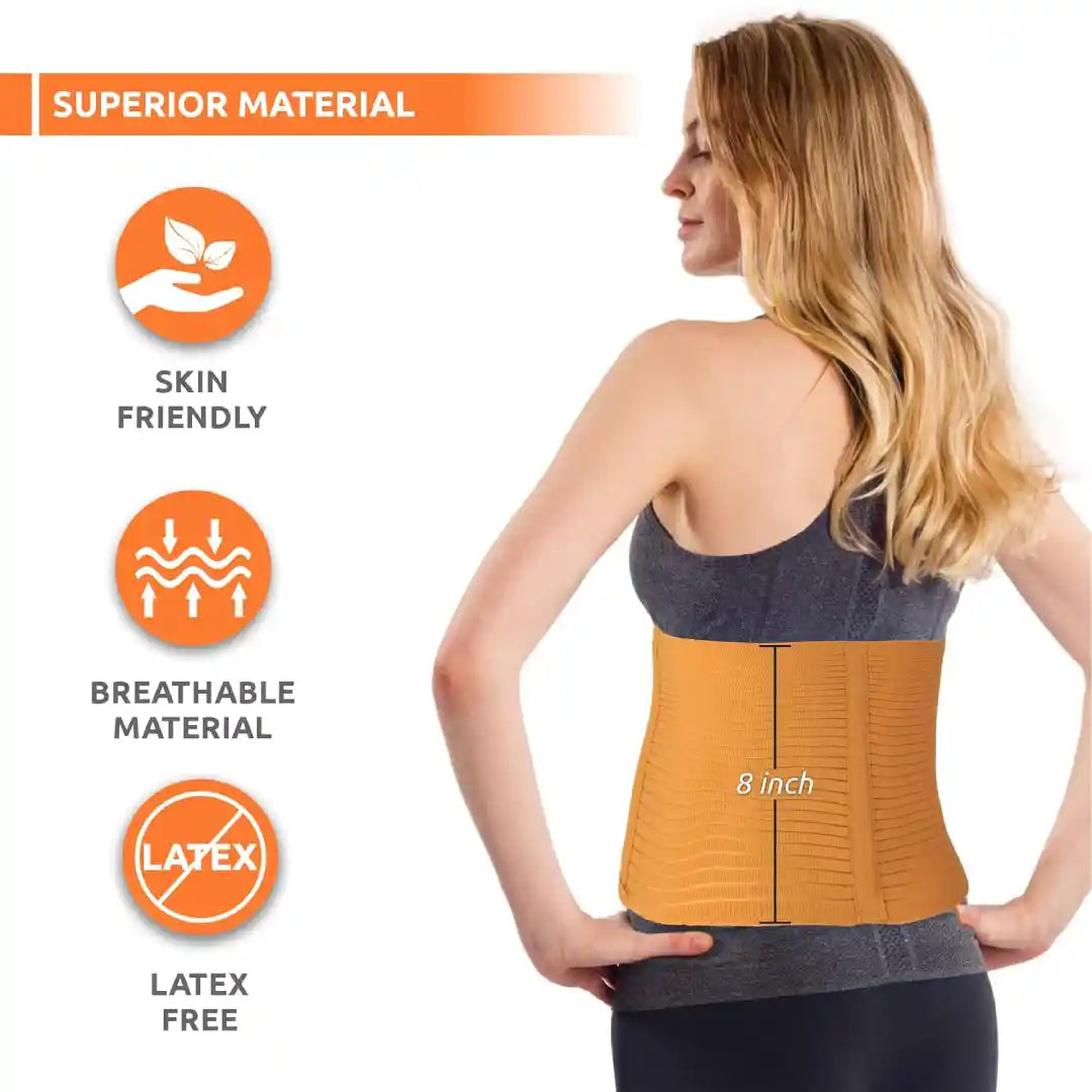 VISSCO Abdominal Belt - 8"