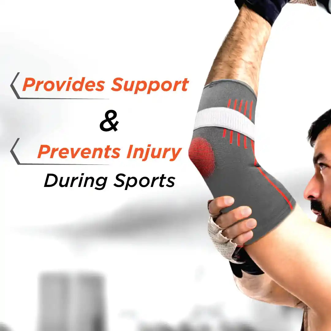 VISSCO Elbow Support with Strap (Mild Support)