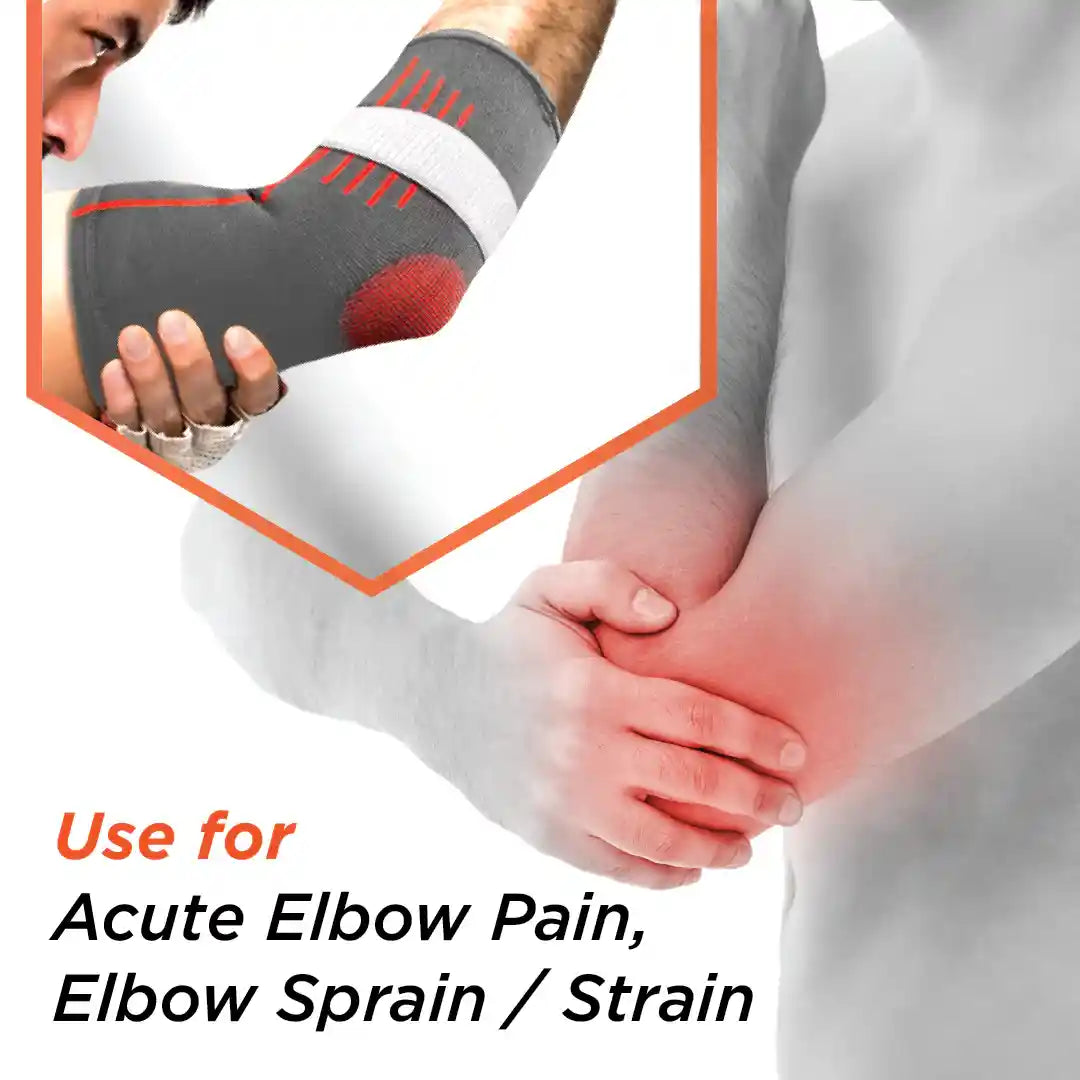 VISSCO Elbow Support with Strap (Mild Support)