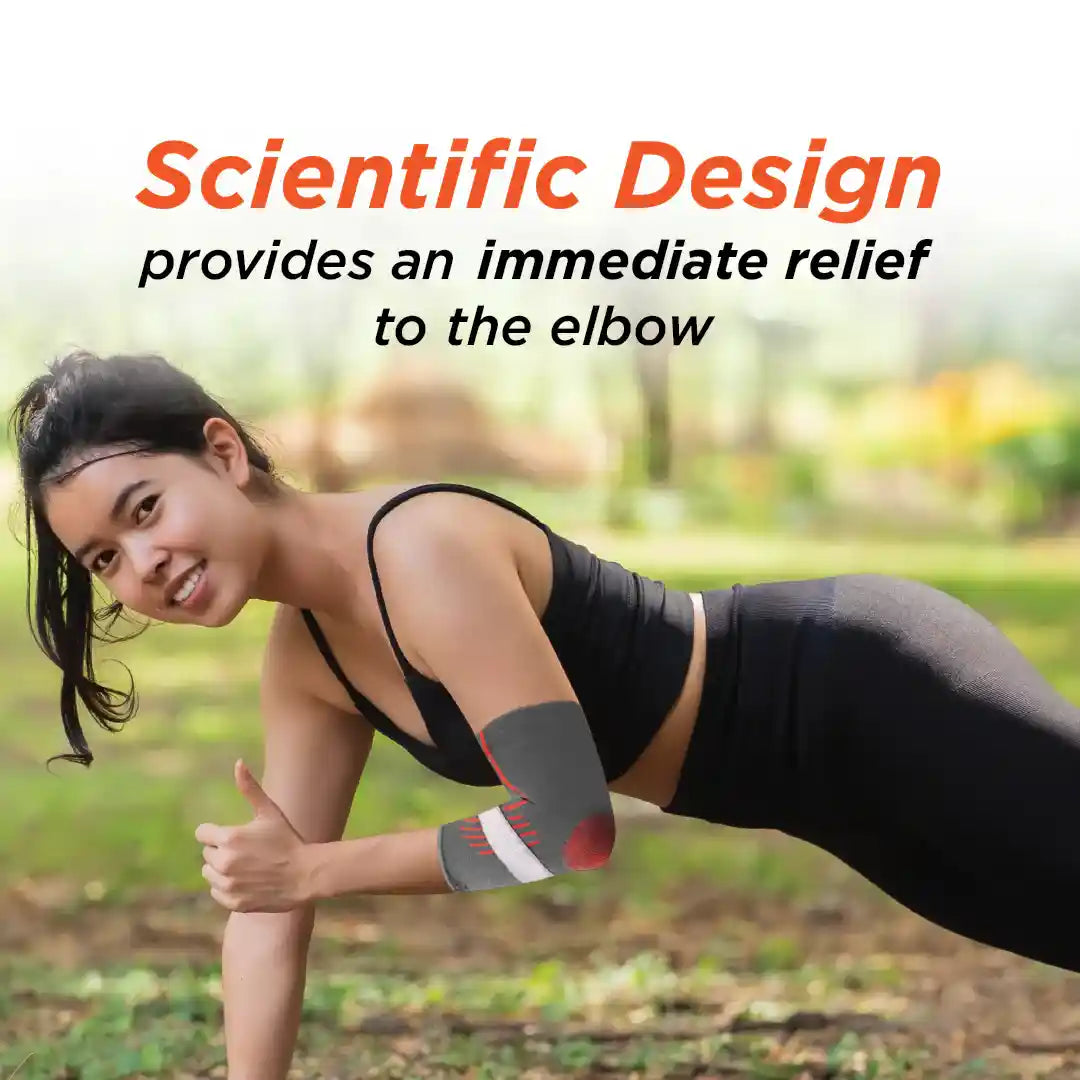 VISSCO Elbow Support with Strap (Mild Support)