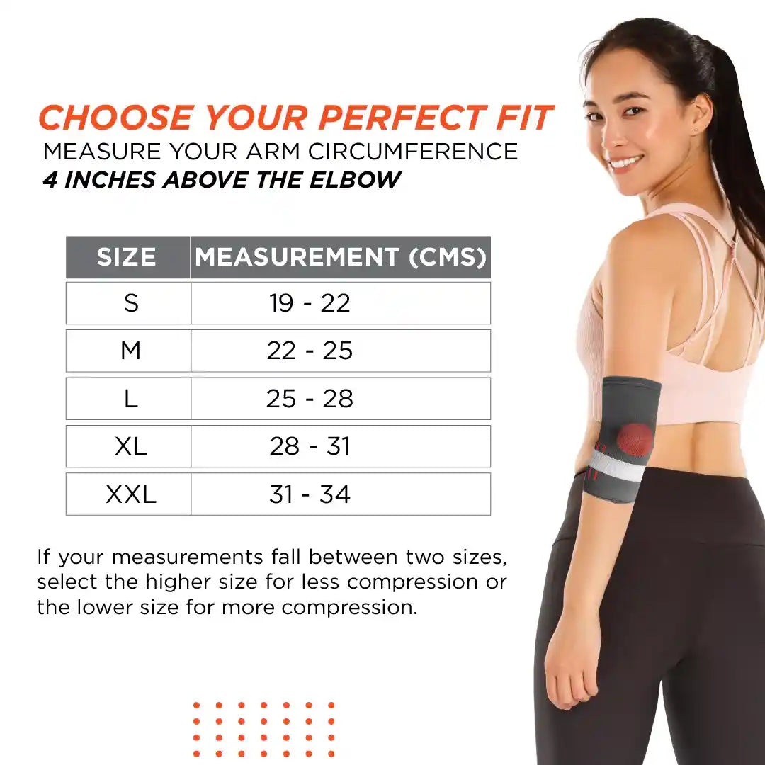VISSCO Elbow Support with Strap (Mild Support)