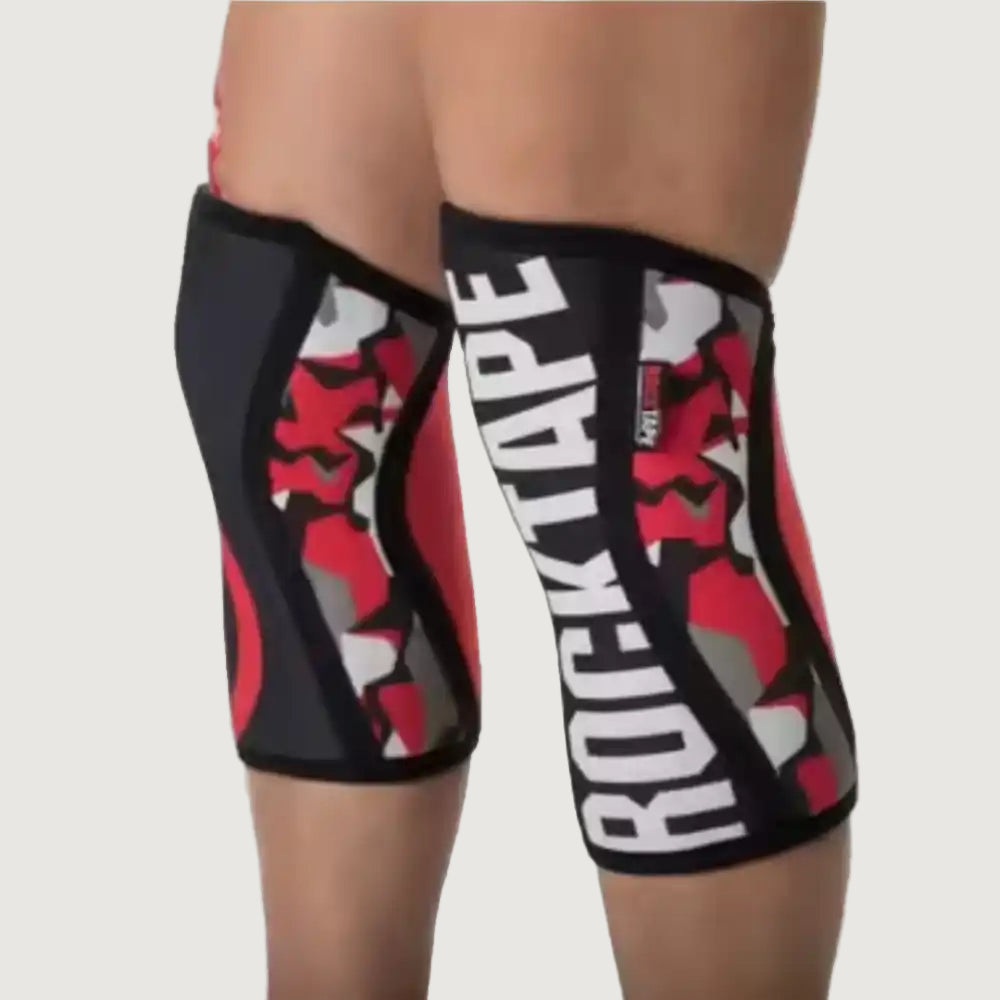 RockTape Assassins Red Camo Knee Sleeves