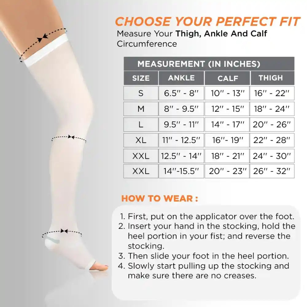 VISSCO Anti-Embolism - Thigh (Mild Support)