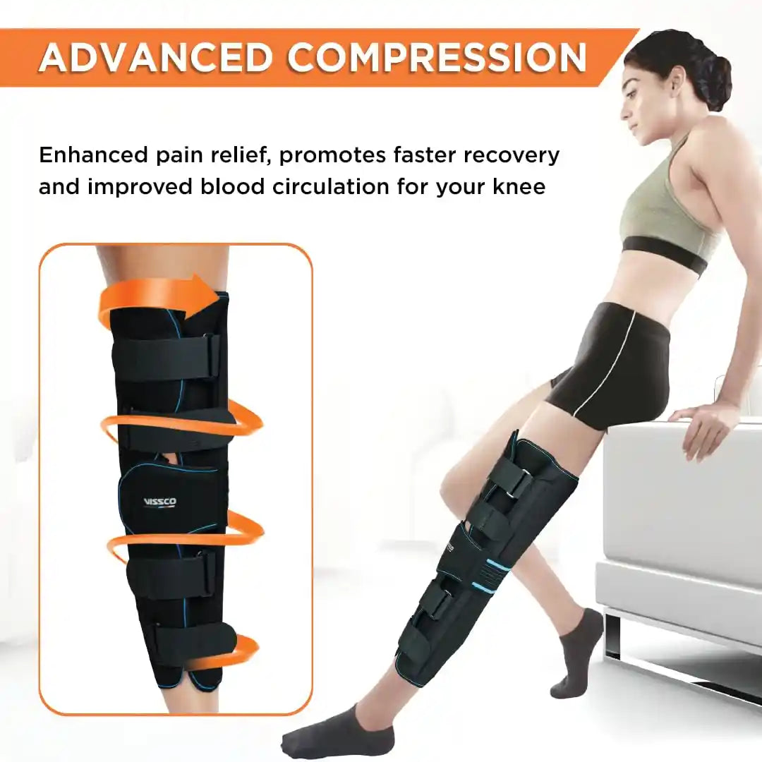VISSCO Knee Stabler- Long 19" Brace (Firm Support)