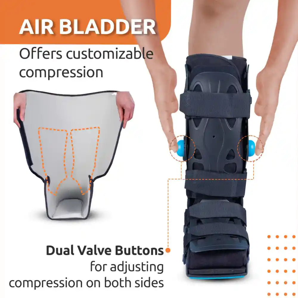 VISSCO Pneumatic Walker Boot - Long 17"