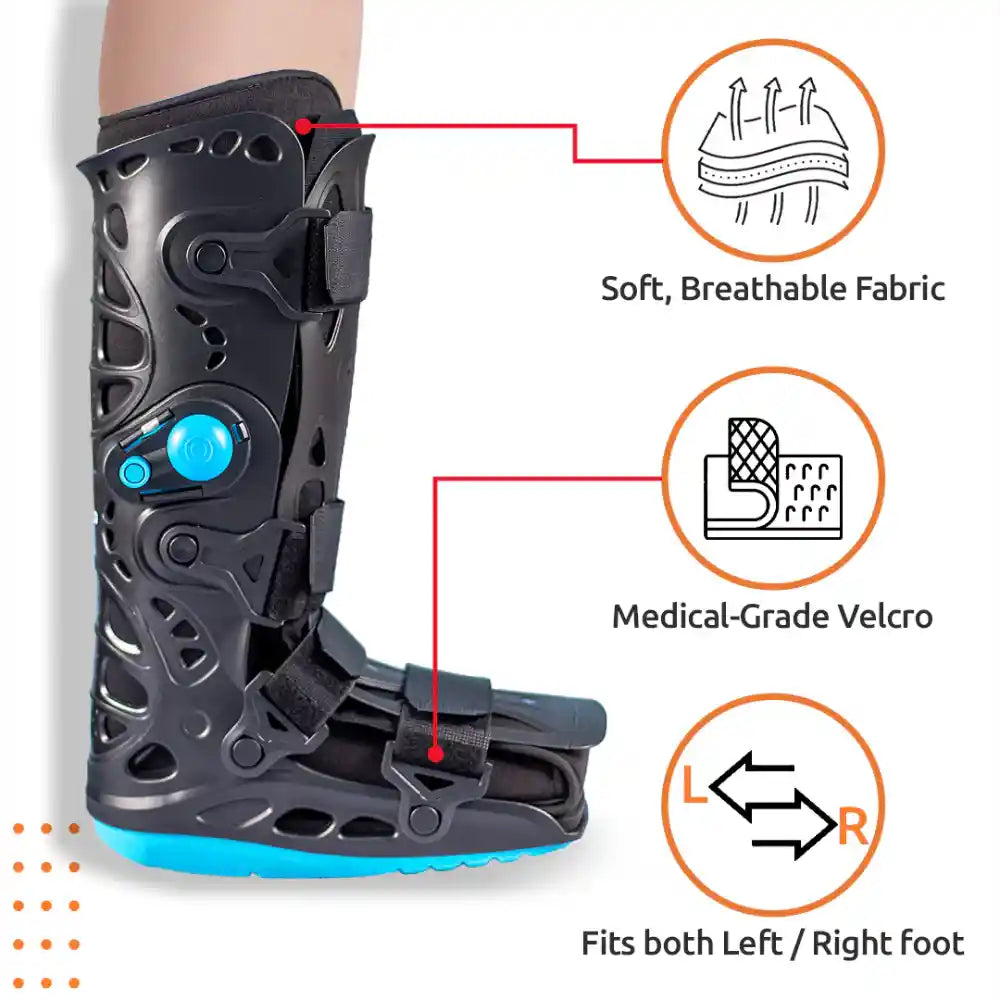 VISSCO Pneumatic Walker Boot - Long 17"