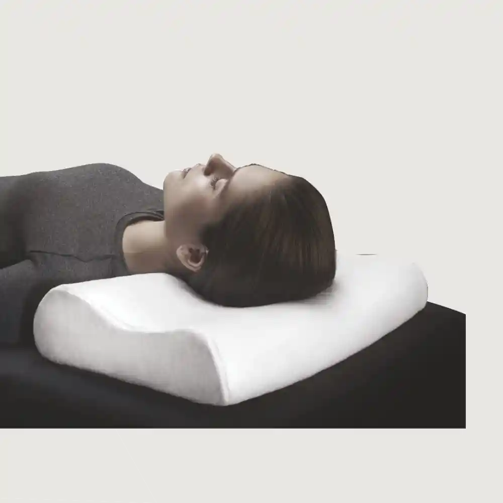 VISSCO Contoured Memory Foam Pillow Cervical Support